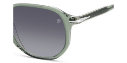 DAVID BECKHAM Timeless Icons Irregular Sunglasses in Green – Product Photo 4