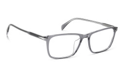 DAVID BECKHAM Timeless Icons Rectangle Eyeglasses in Grey Crystal – Product Photo 3