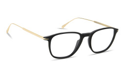 Shop DAVID BECKHAM Talisman Square Eyeglasses in Black online.