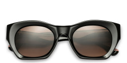 Woodys Neret Butterfly Sunglasses in Black – Product Photo 1