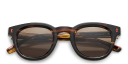 Woodys Nicola Round Sunglasses in Havana – Product Photo 1