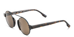 Woodys Panos Round Sunglasses in Havana – Product Photo 2