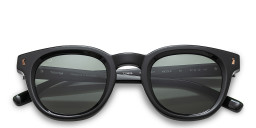 Woodys Nicola Round Sunglasses in Black – Product Photo 1