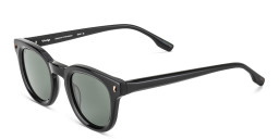 Woodys Nicola Round Sunglasses in Black – Product Photo 2