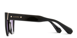 Shop ALL SAINTS Logo Cat-Eye Sunglasses in Black online.