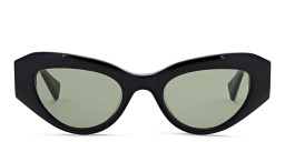 Shop ALL SAINTS Logo Cat-Eye Sunglasses in Black online.