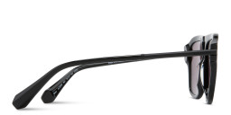 ALL SAINTS Logo Aviator Sunglasses in Black – Product Photo 3