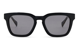 Shop ALL SAINTS Logo Square Sunglasses in Black online.