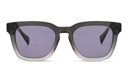 Shop ALL SAINTS Logo Square Sunglasses in Grey online.