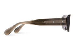 ALL SAINTS Logo Rectangle Sunglasses in Green – Product Photo 3