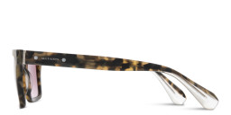 Shop ALL SAINTS Logo Rectangle Sunglasses in Tortoise online.