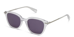 ALL SAINTS Logo Square Sunglasses in Clear – Product Photo 2