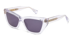Shop ALL SAINTS Logo Cat-Eye Sunglasses in Clear online.