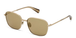 ALL SAINTS Logo Square Sunglasses in Gold – Product Photo 2