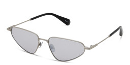ALL SAINTS Logo Cat-Eye Sunglasses in Silver – Product Photo 2