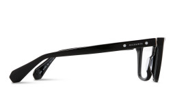 ALL SAINTS Logo Cat-Eye Eyeglasses in Black – Product Photo 3