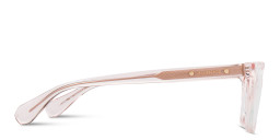 ALL SAINTS Logo Cat-Eye Eyeglasses in Transparent Pink – Product Photo 3