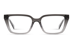 ALL SAINTS Logo Cat-Eye Eyeglasses in Transparent Grey – Product Photo 3