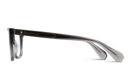 ALL SAINTS Logo Cat-Eye Eyeglasses in Transparent Grey – Product Photo 4