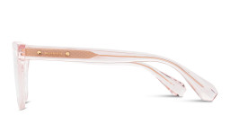 ALL SAINTS Logo Cat-Eye Eyeglasses in Transparent Pink – Product Photo 4