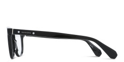 ALL SAINTS Logo Square Eyeglasses in Black – Product Photo 4