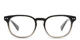 ALL SAINTS Logo Square Eyeglasses in Gradient Brown – Product Photo 1