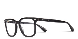 Shop ALL SAINTS Logo Square Eyeglasses in Black online.