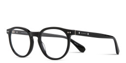 Shop ALL SAINTS Logo Round Eyeglasses in Black online.
