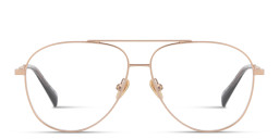 ALL SAINTS Logo Aviator Eyeglasses in Gold – Product Photo 1