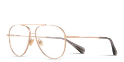 ALL SAINTS Logo Aviator Eyeglasses in Gold – Product Photo 2