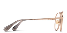 ALL SAINTS Logo Aviator Eyeglasses in Gold – Product Photo 3