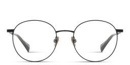 ALL SAINTS Logo Round Eyeglasses in Black – Product Photo 1