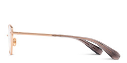 ALL SAINTS Logo Cat-Eye Eyeglasses in Gold – Product Photo 4