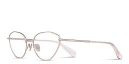 ALL SAINTS Logo Cat-Eye Eyeglasses in Silver – Product Photo 2