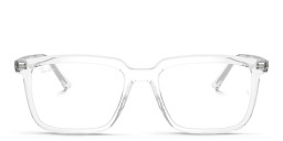 Ray-Ban Alain Optics Unisex Rectangle Eyeglasses in Transparent – Product Photo 1