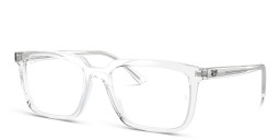 Ray-Ban Alain Optics Unisex Rectangle Eyeglasses in Transparent – Product Photo 2