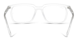 Shop Ray-Ban Alain Optics Unisex Rectangle Eyeglasses in Clear online.