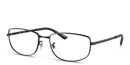 Shop Ray-Ban Optics Unisex Irregular Eyeglasses in Black online.