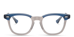 Shop Ray-Ban Junior Optics Kids Square Eyeglasses in Blue online.