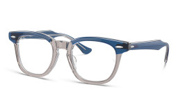 Shop Ray-Ban Junior Optics Kids Square Eyeglasses in Blue online.
