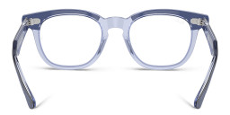 Shop Ray-Ban Junior Optics Kids Square Eyeglasses in Top Violet On Transparent Violet online.