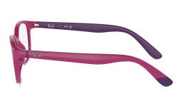 Shop Ray-Ban Junior Optics Kids Bio-Based Panthos Eyeglasses in Pink online.