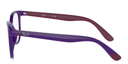 Ray-Ban Junior Optics Kids Bio-Based Panthos Eyeglasses in Purple – Product Photo 3