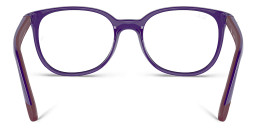 Ray-Ban Junior Optics Kids Bio-Based Panthos Eyeglasses in Purple – Product Photo 4