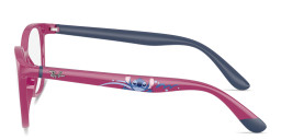 Ray-Ban Junior Lilo & Stitch Kids Panthos Eyeglasses in Blue – Product Photo 3