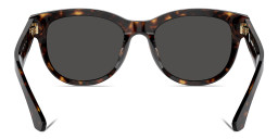 Shop BURBERRY Logo Print Panthos Sunglasses in Dark Havana online.