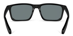 Emporio Armani Logo Rectangle Sunglasses in Matte Black – Product Photo 4