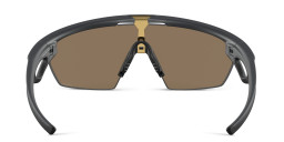 Shop Oakley Sphaera Unisex Half-Rim Mask Sunglasses in Black online.