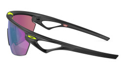 Shop Oakley Sphaera Unisex Half-Rim Mask Sunglasses in Black online.
