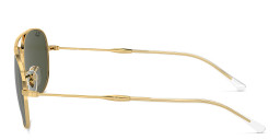 Shop Ray-Ban Bain Bridge Unisex Pilot Sunglasses in Gold online.